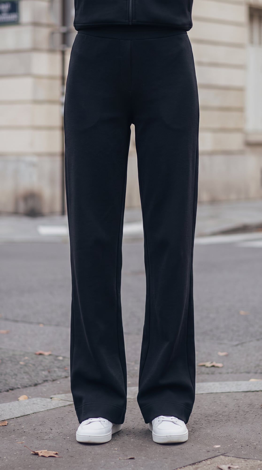 Pantaloni Palazzo Comfort, nero