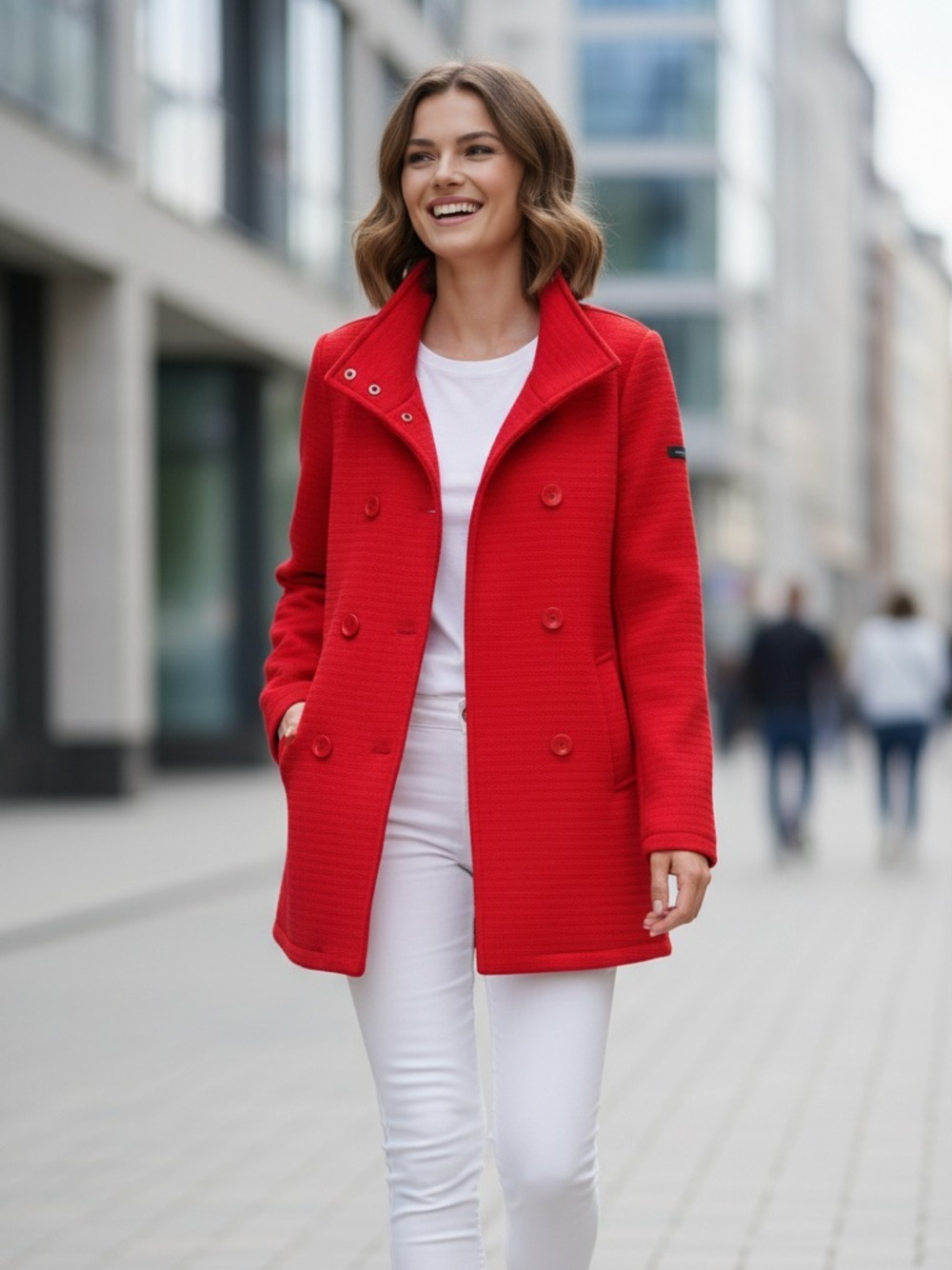 CAPPOTTINO COLLO IN PIEDI  ROSSO 