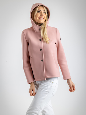 Giacchina con cappuccio  rosa 