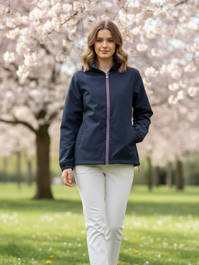 Impermeabile reversibile  blu 