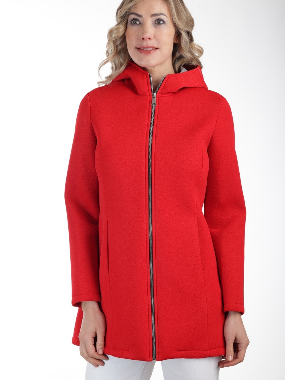 PARKA CON ZIP  ROSSO 