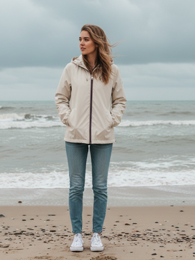 Impermeabile reversibile  crema 