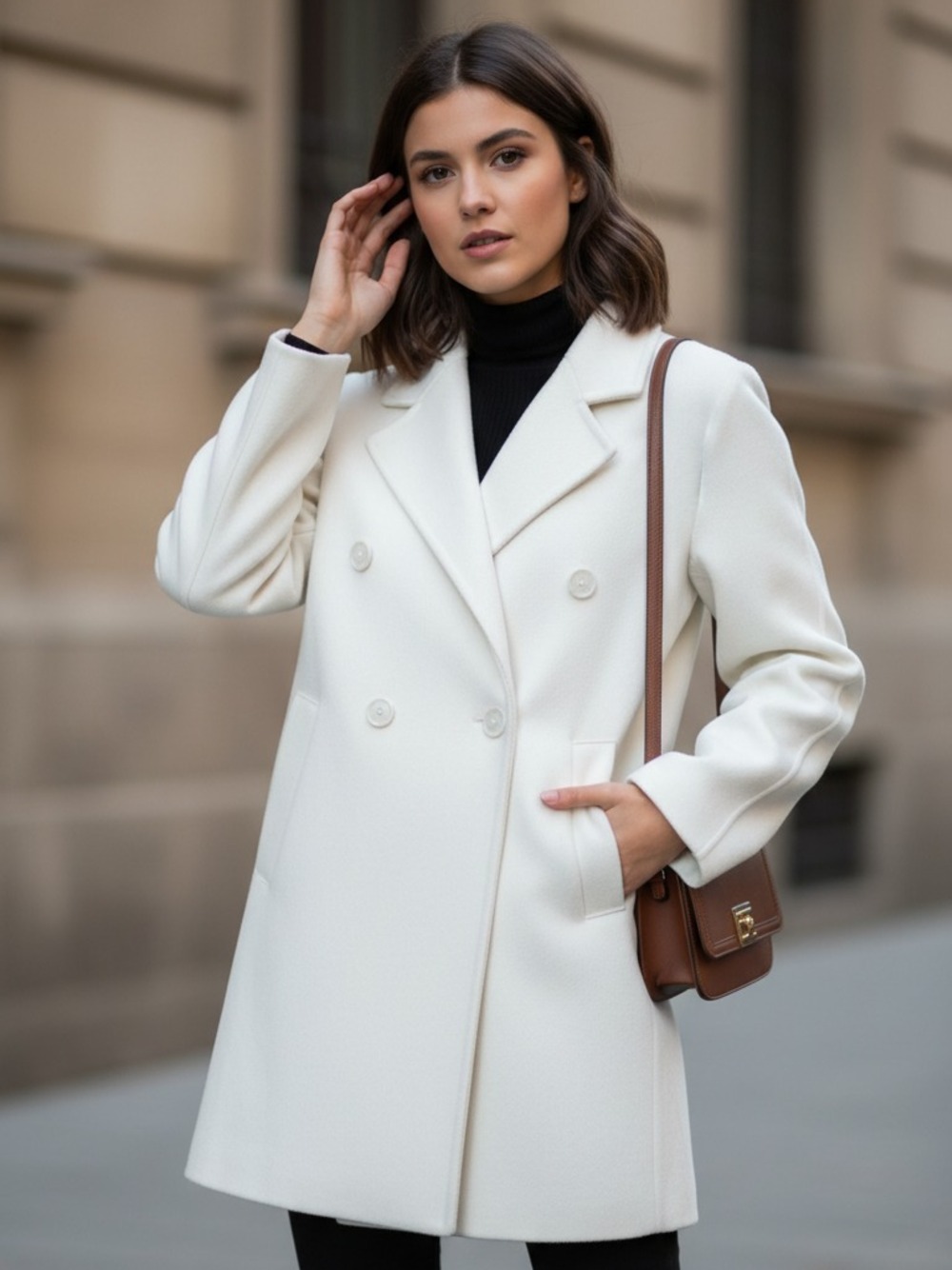 CAPPOTTO DOPPIOPETTO   BIANCO 