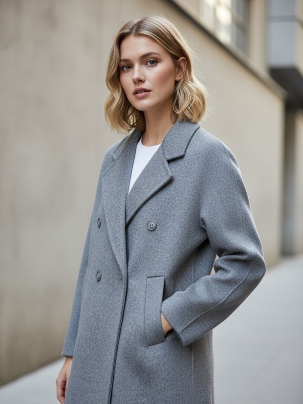 CAPPOTTO DOPPIOPETTO   GRIGIO 
