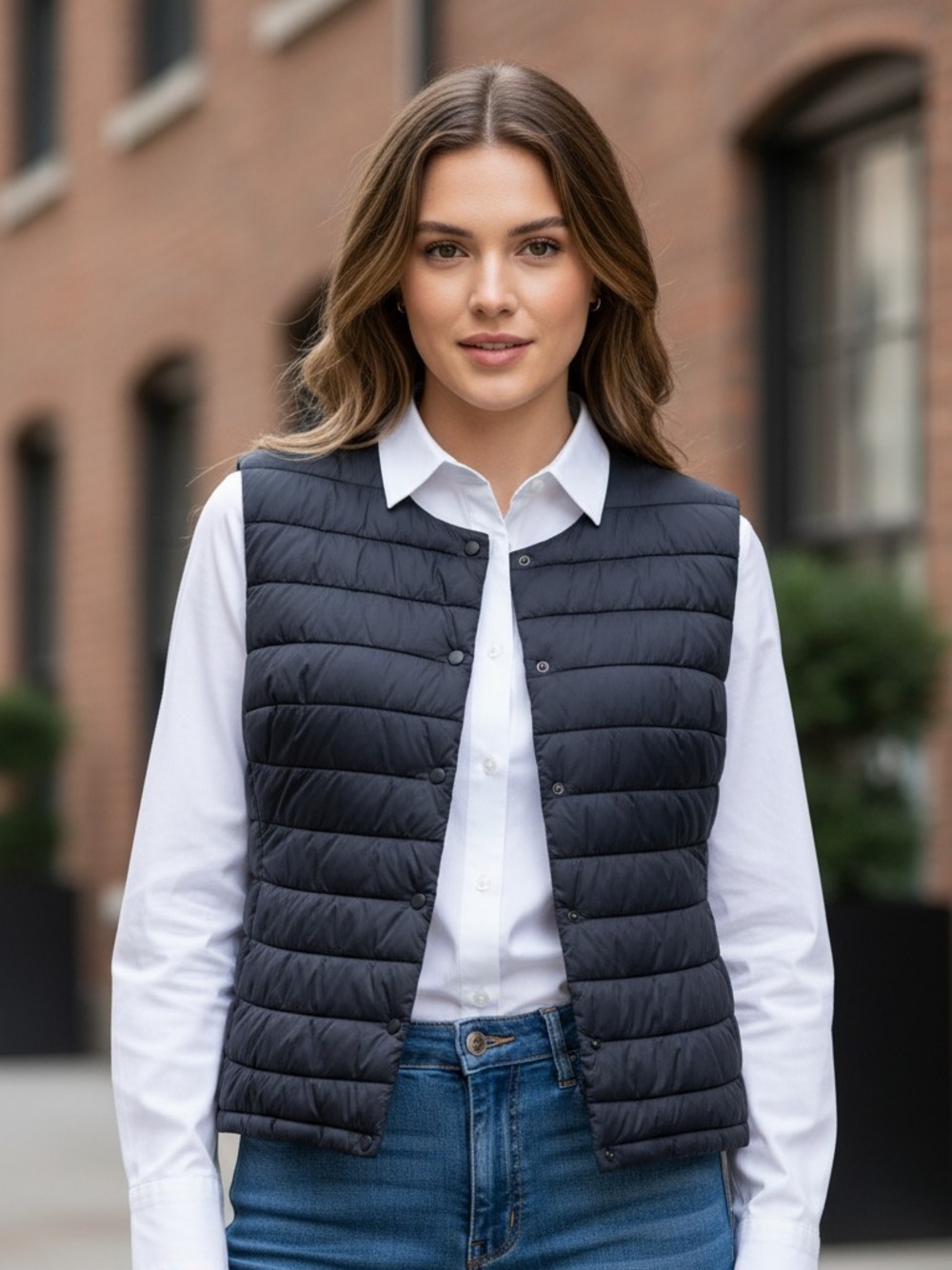 GILET   NERO 