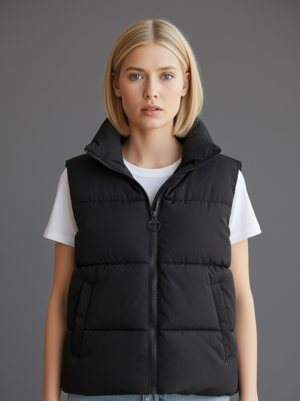 GILET CORTO  NERO 