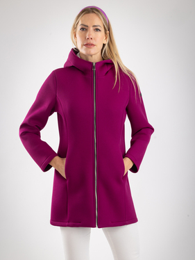 Parka con zip  vinaccia 