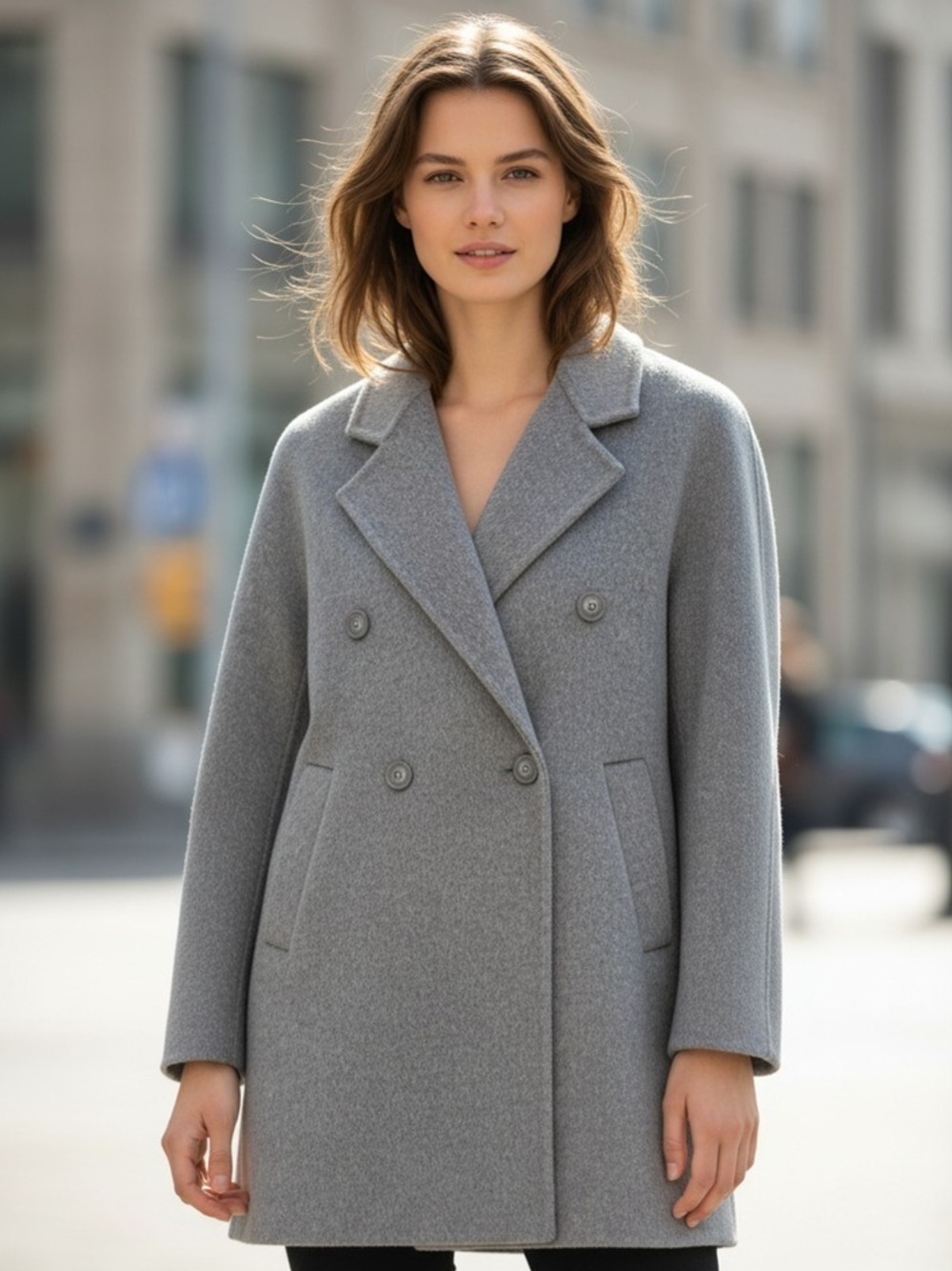 CAPPOTTO DOPPIOPETTO   GRIGIO 