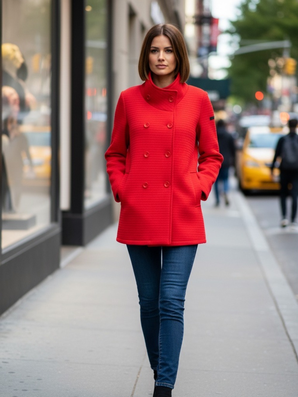 CAPPOTTINO COLLO IN PIEDI  ROSSO 