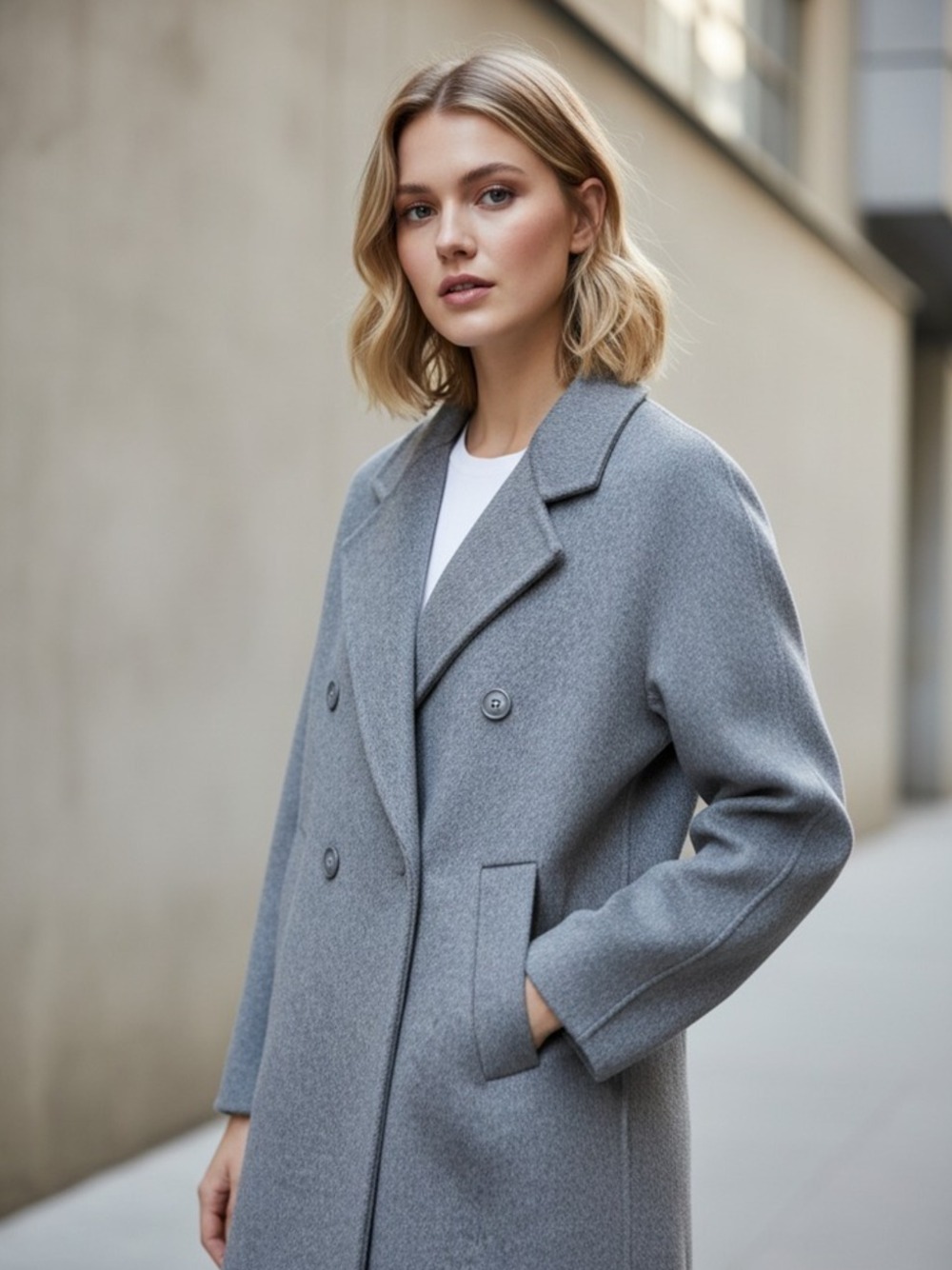 CAPPOTTO DOPPIOPETTO   GRIGIO 