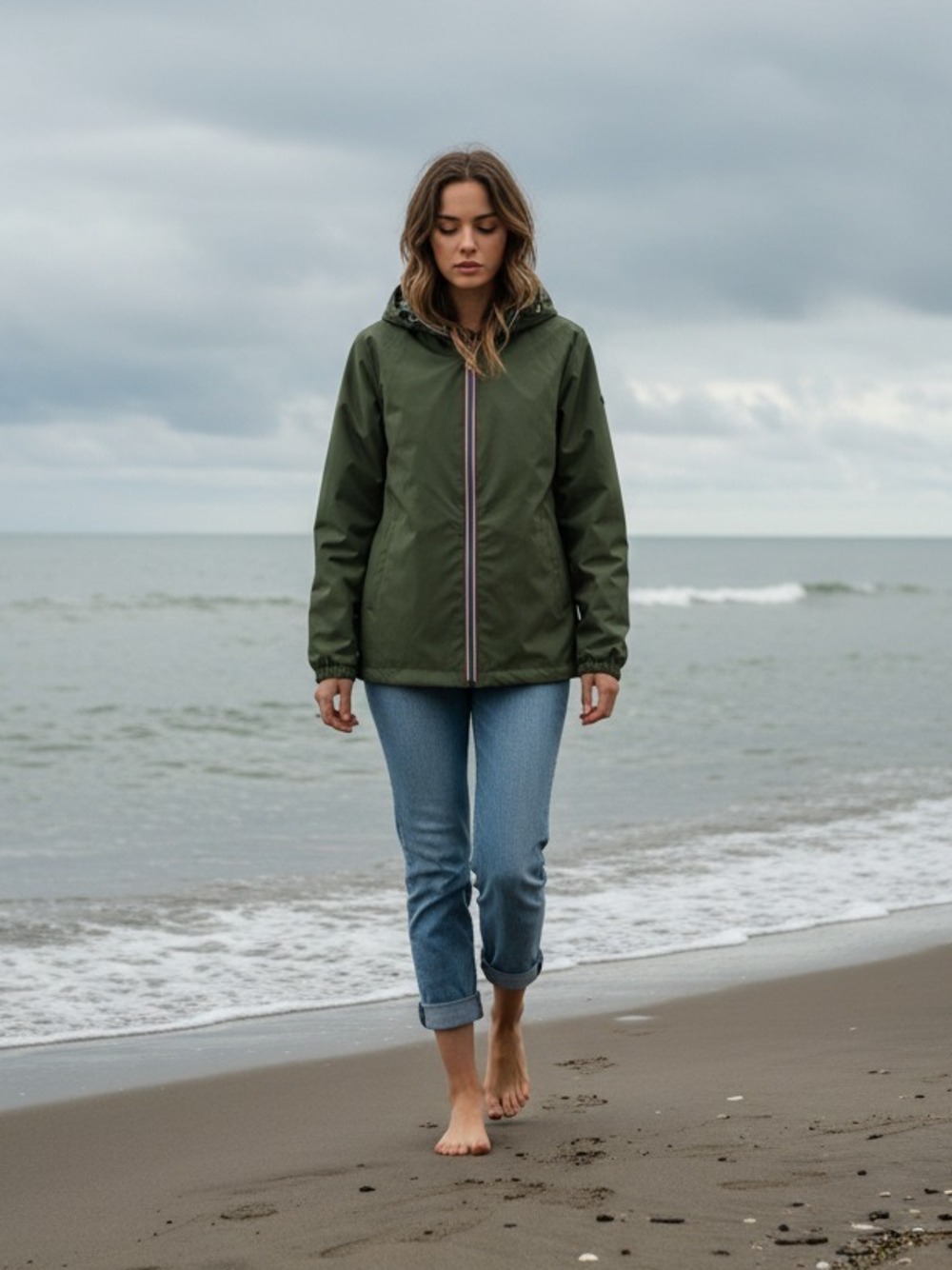 IMPERMEABILE REVERSIBILE  VERDE 